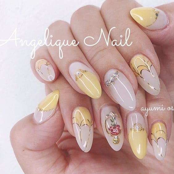 Beauty And The Beast Nails