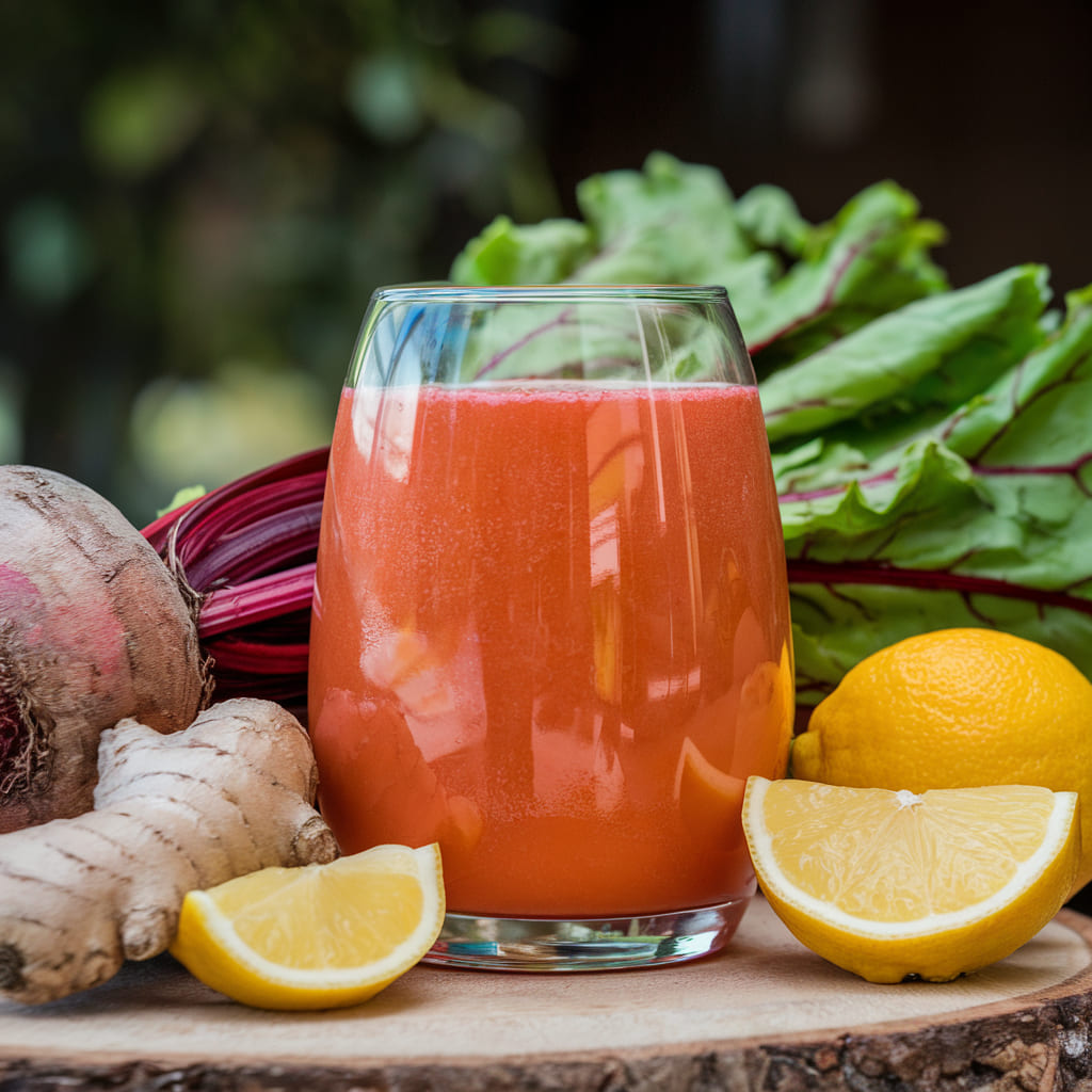 Beet and Ginger Lemon Detox Juice