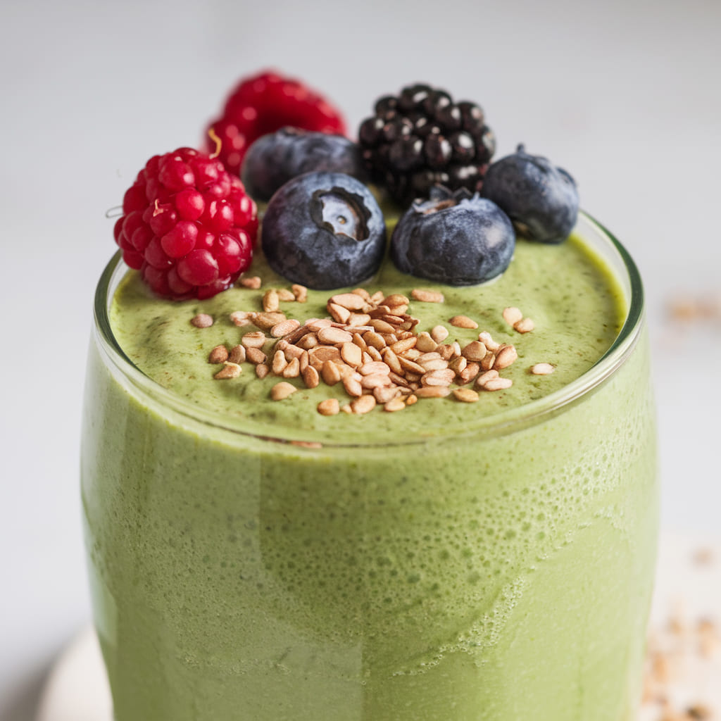 Berry Green Smoothie
