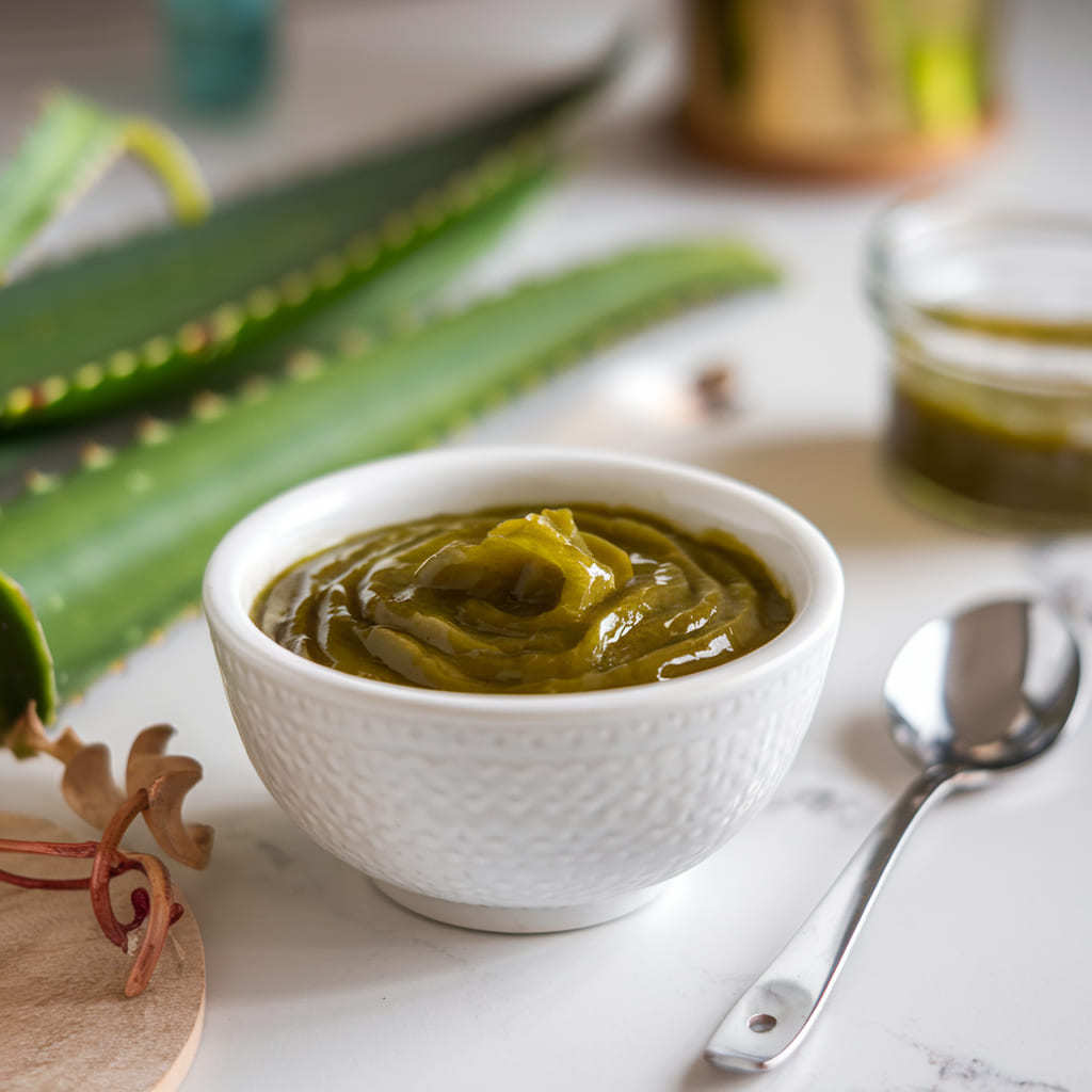 Bitter Leaf and Aloe Vera Gel