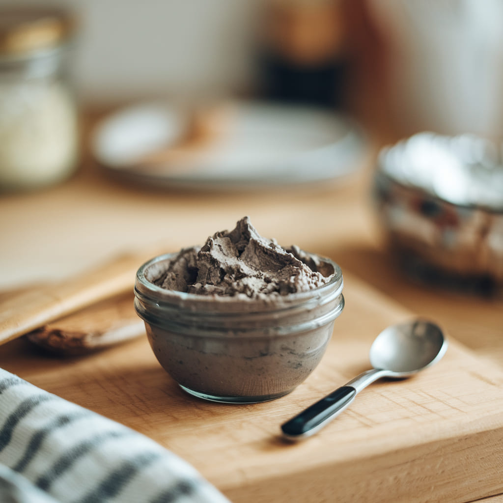 Black Clay and Honey Scrub
