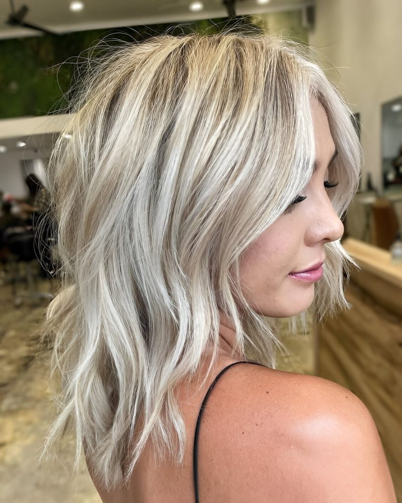 Blonde Layered Hair