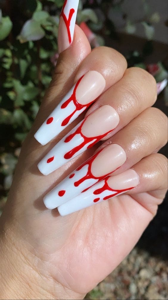 Blood Drip Manicure