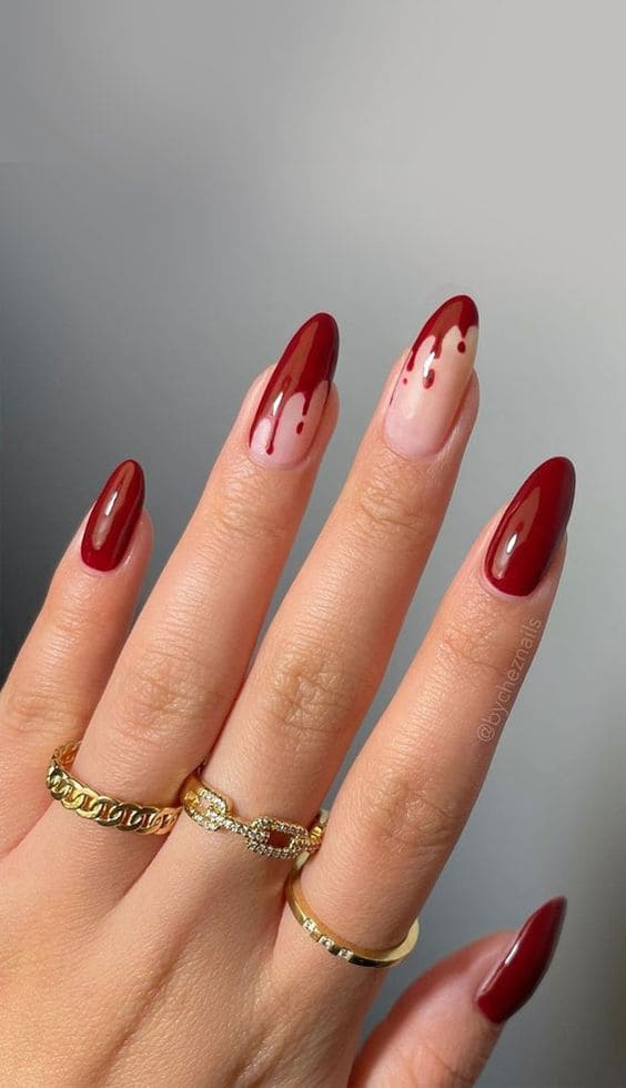 Blood Drip Manicure