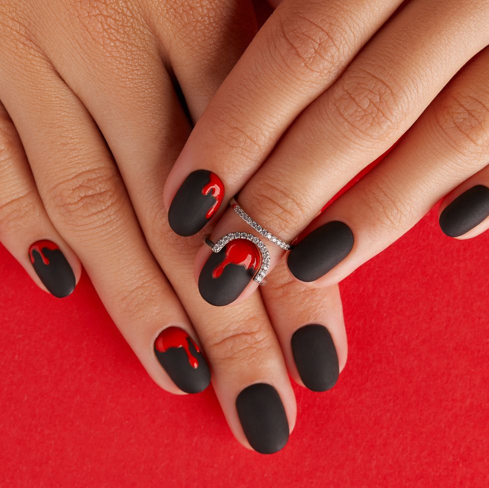 Bloody Halloween Nail Design