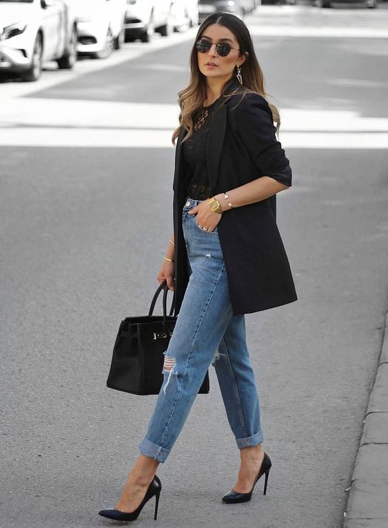 Blue Jeans + Elevated Accessories
