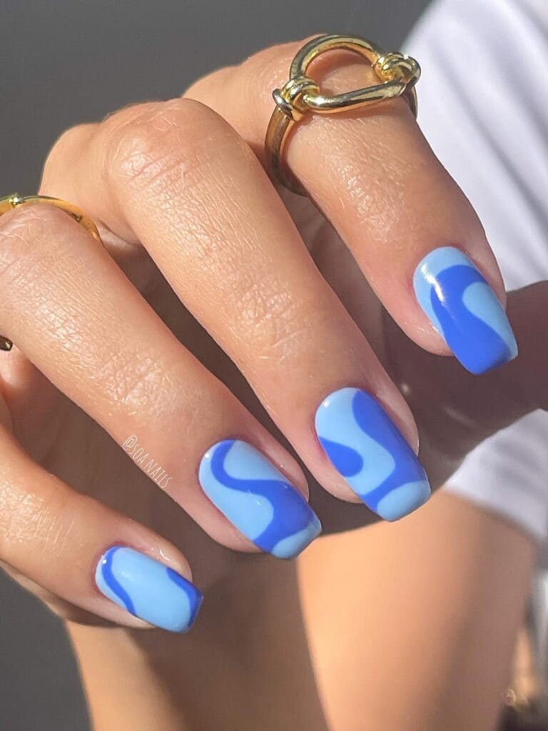 Blue Swirls