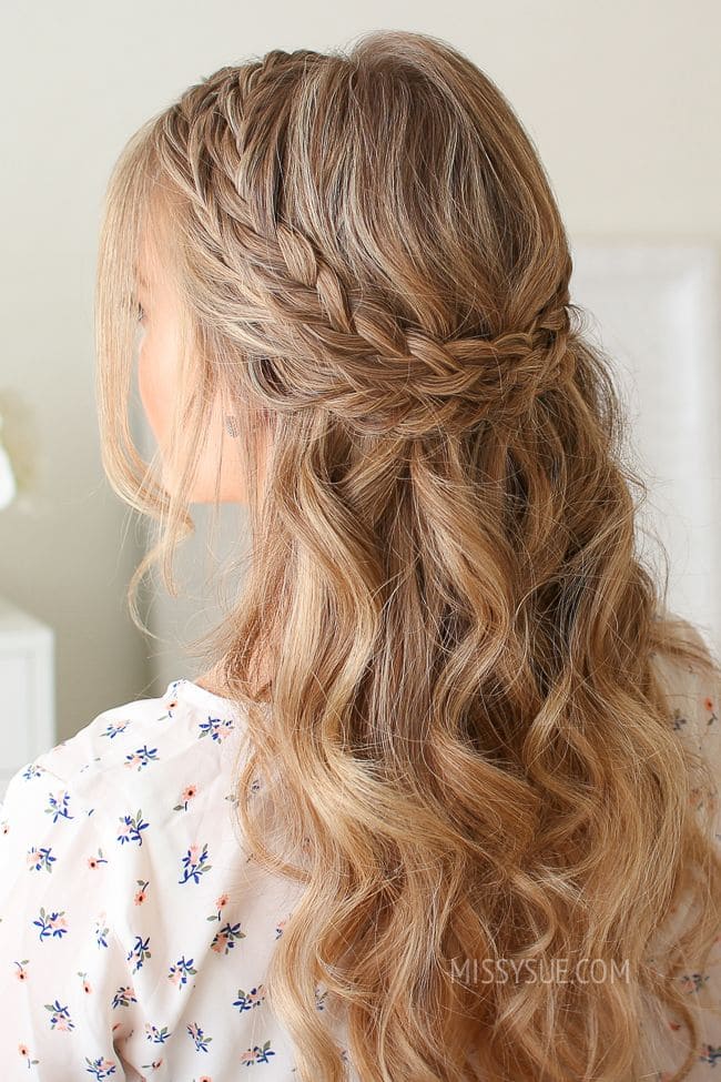 Braided Half Up Half Down