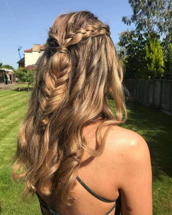 Braided Half Up Half Down