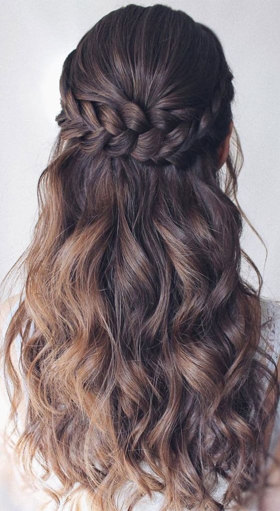 Braided Half Up Half Down
