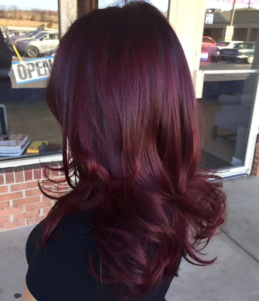 Burgundy Balayage