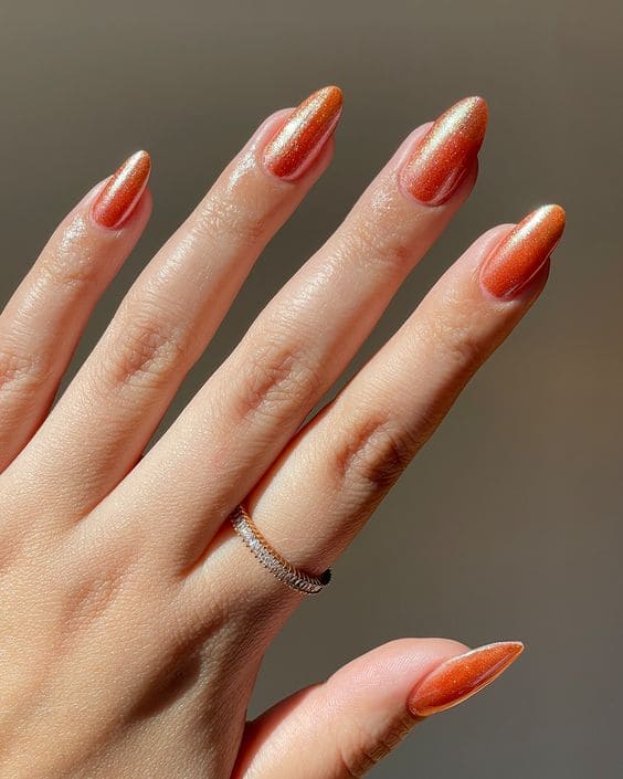 Burnt Orange Nails4