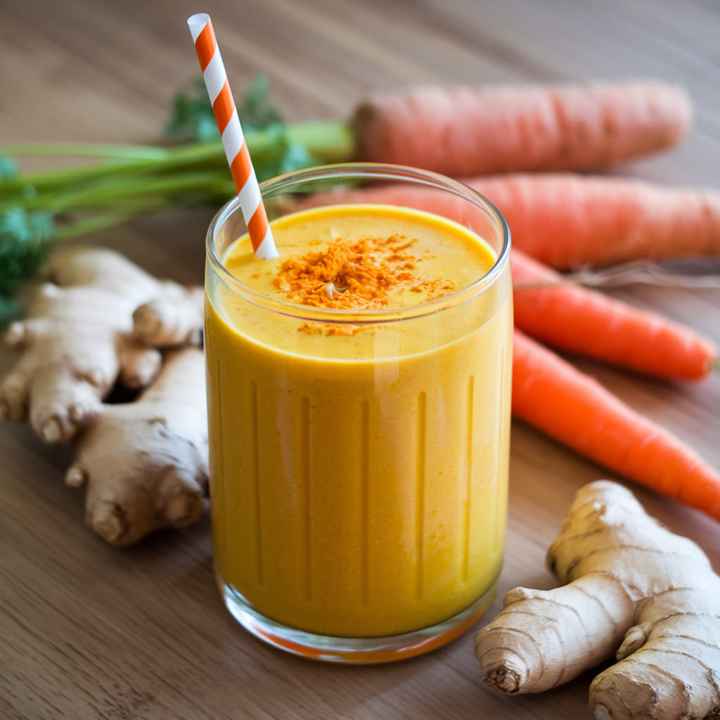Carrot Ginger Turmeric Smoothie