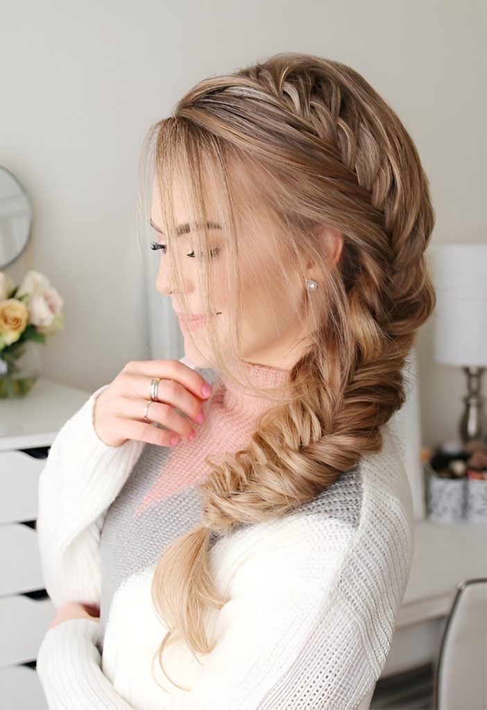 Casual Hairstyles With Side Braid