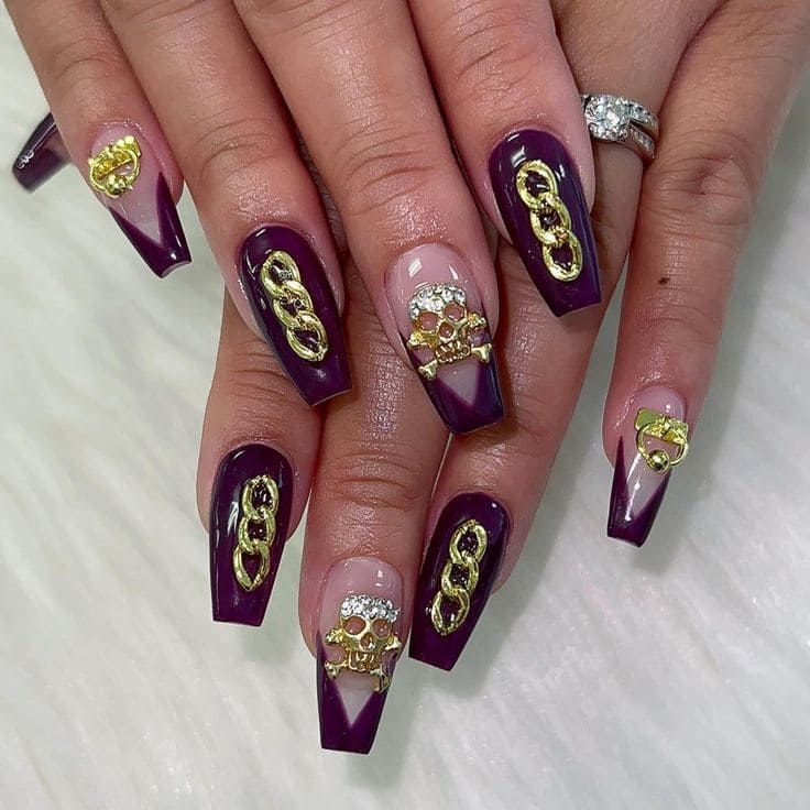 Chain Dope Nail Designs