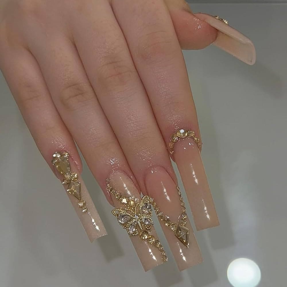 Champagne Nails