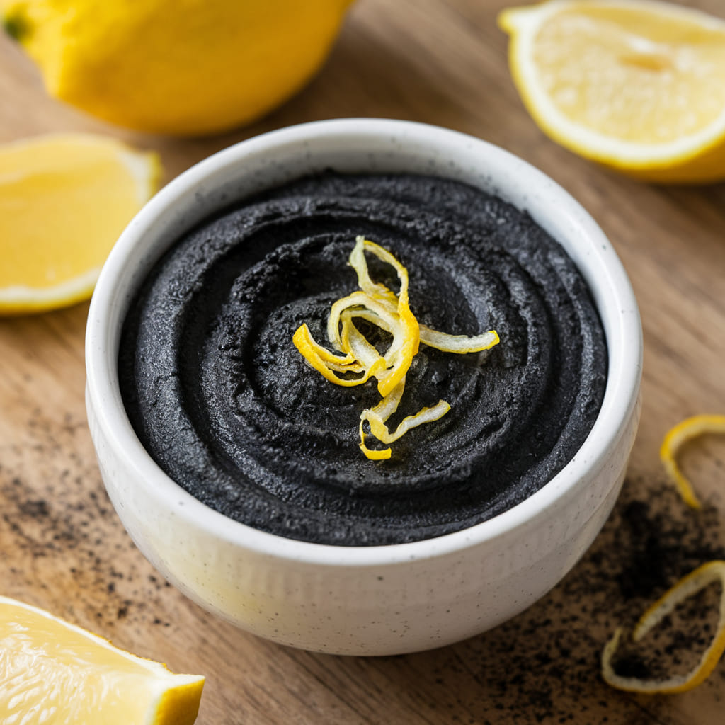 Charcoal and Lemon Detoxifying Scrub