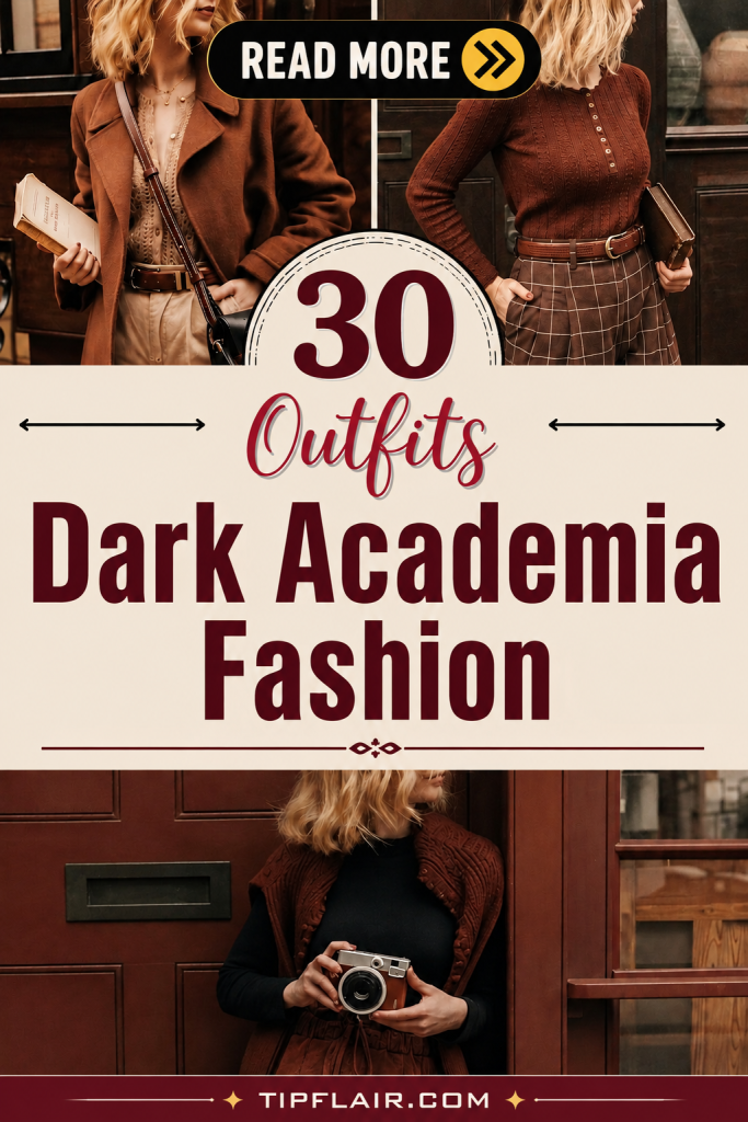 Dark Academia Fashion