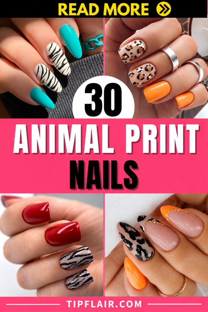 30 Breathtakingly Chic Animal Print Nails To Slay Like A Queen
