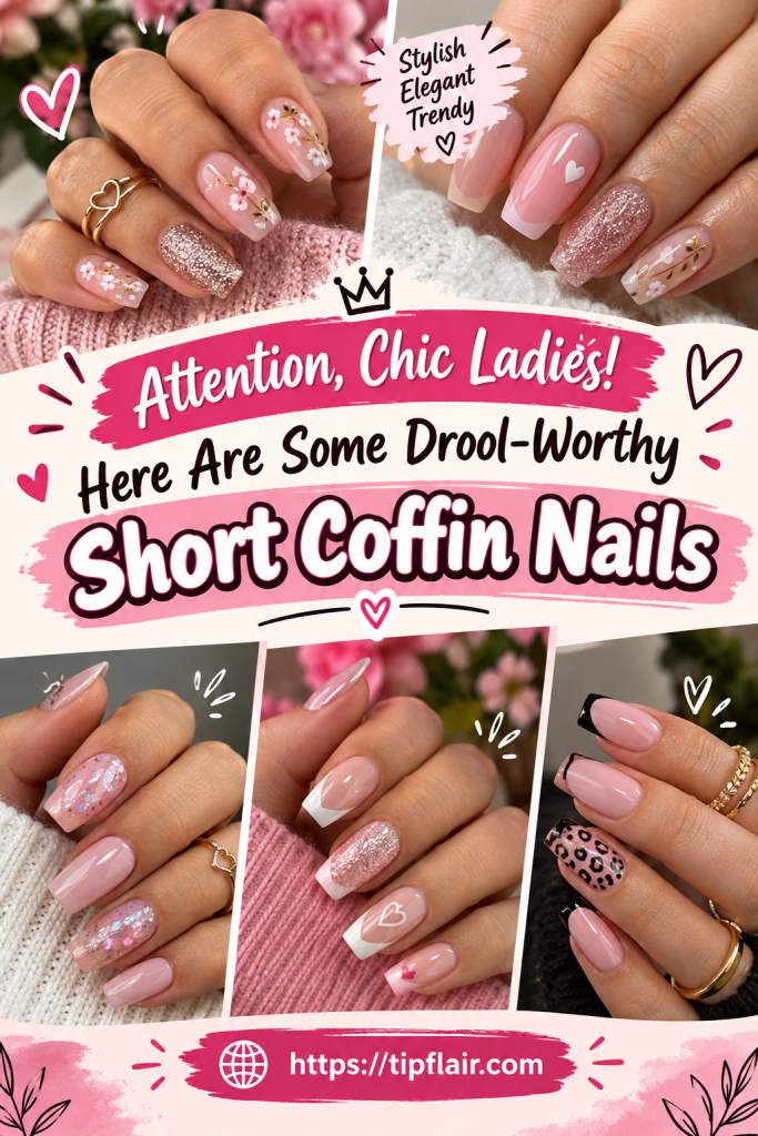 Attention, Chic Ladies! Here Are Some Drool-Worthy Short Coffin Nails
