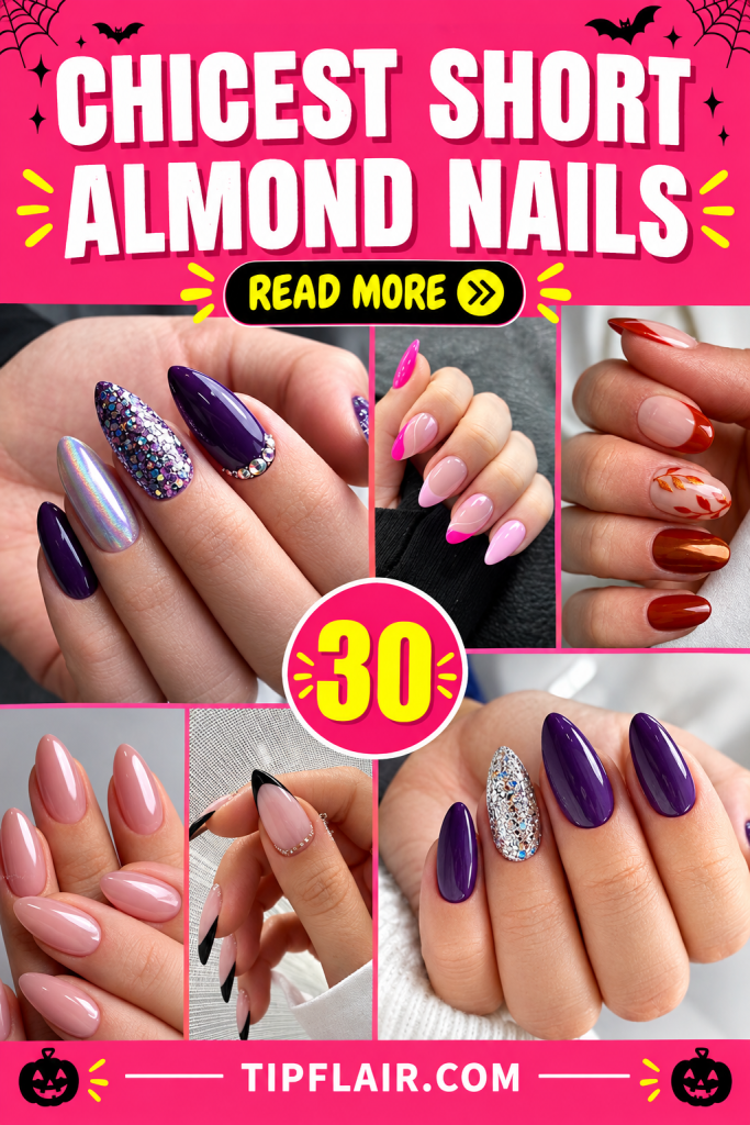 30 Chic Short Almond Nails to Make Your Year Shine