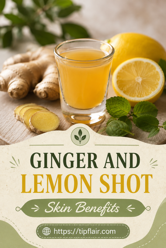 Ginger and Lemon Shot Skin Benefits