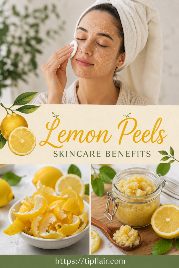 lemon peels skincare benefits