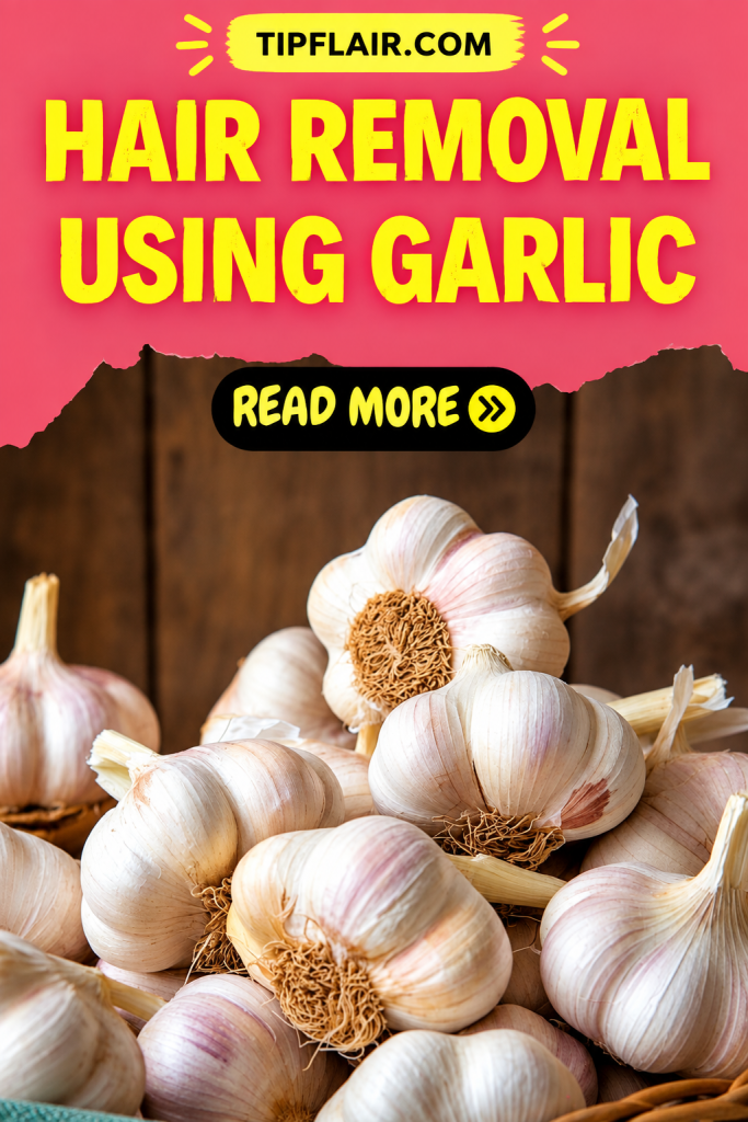 Garlic for Hair Removal
