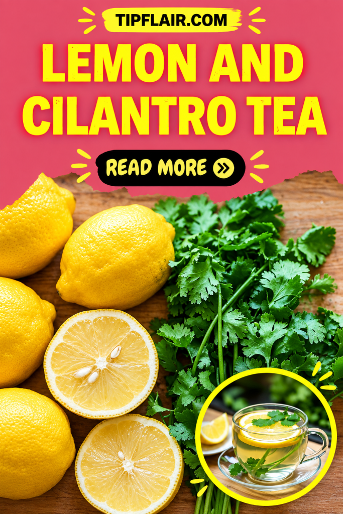 Lemon and Cilantro Tea Benefits
