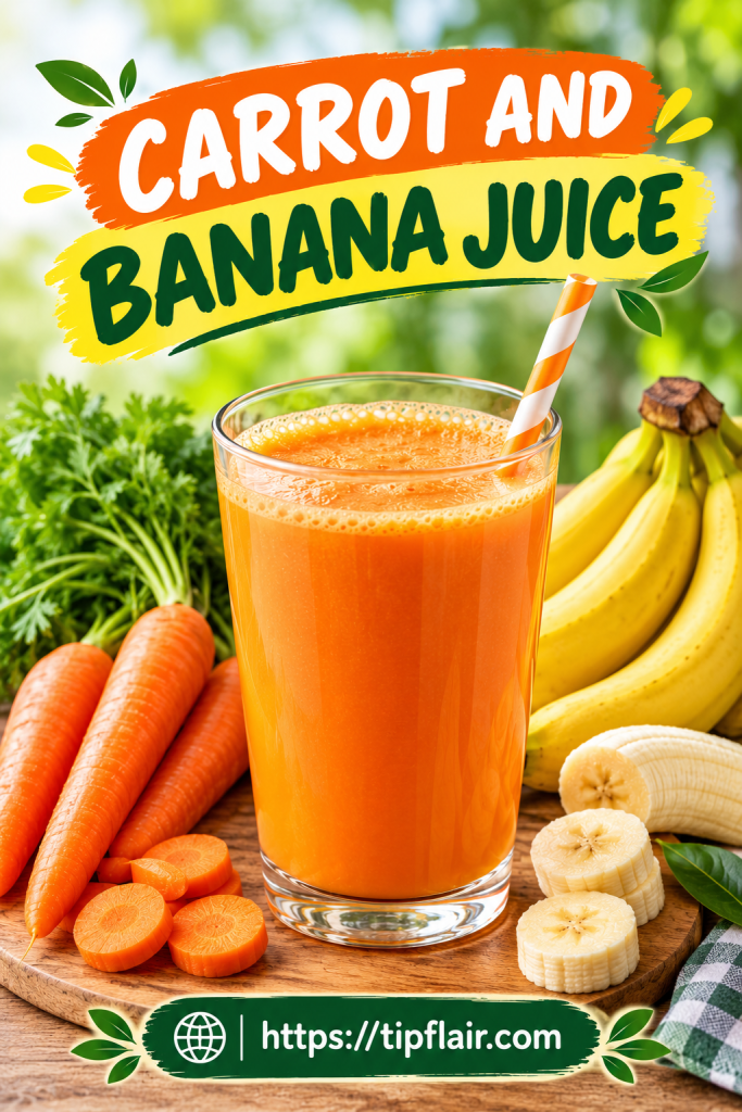 Carrot and Banana Juice