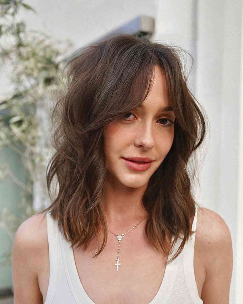 Chocolate Long Bob