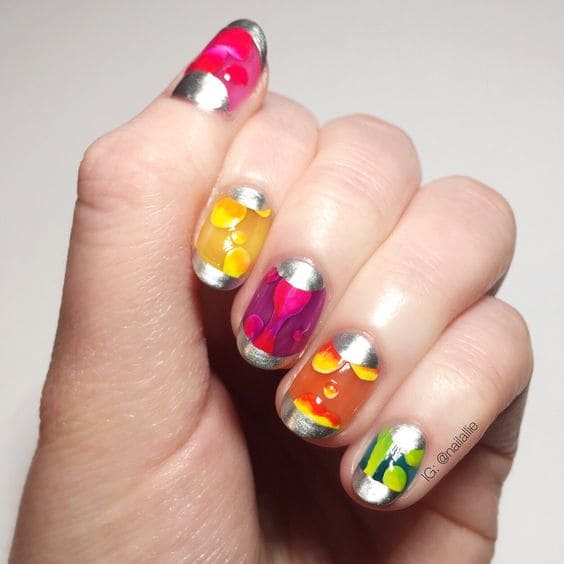 Chromatic Aura Nails