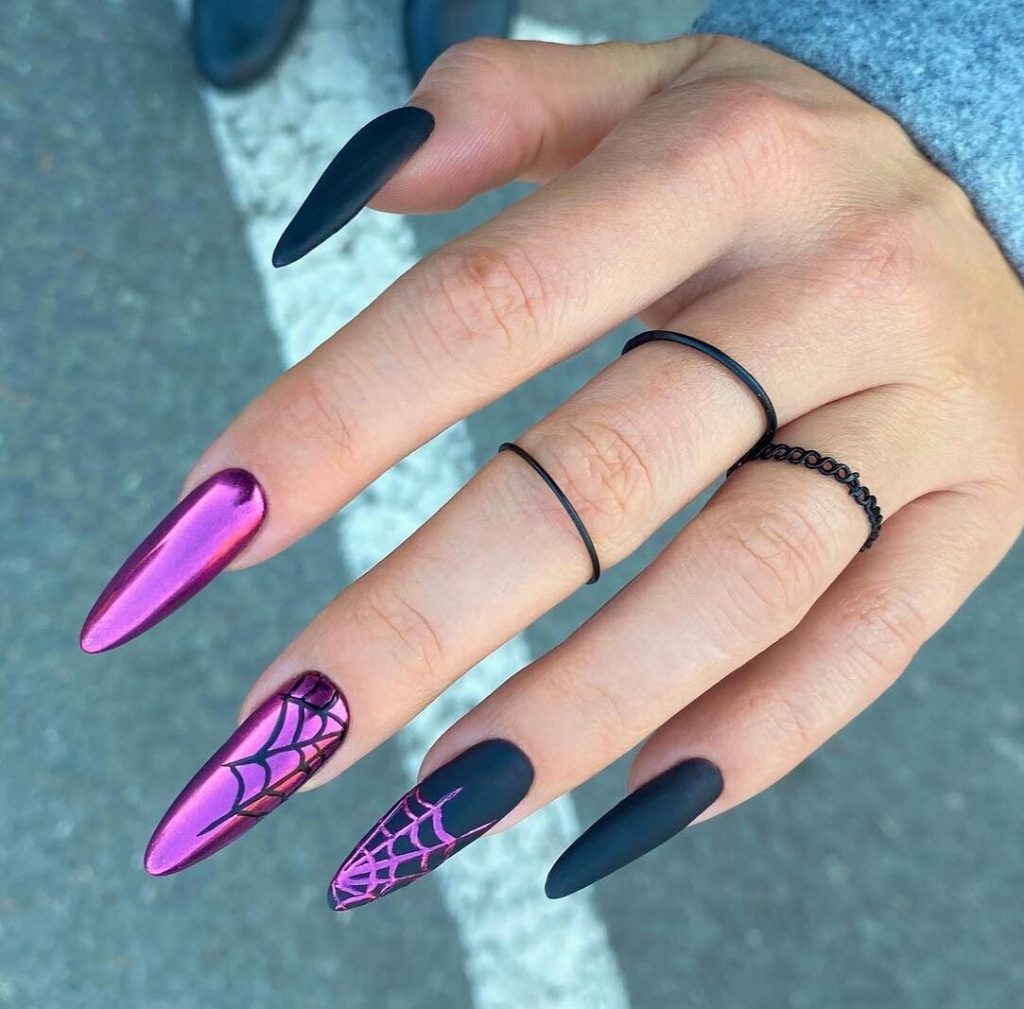  Chrome Spider Nails