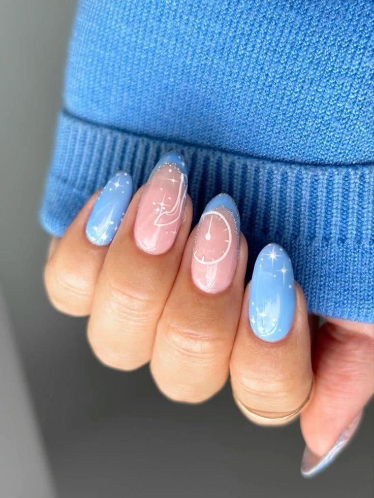 Cinderella Disney Princess Nails