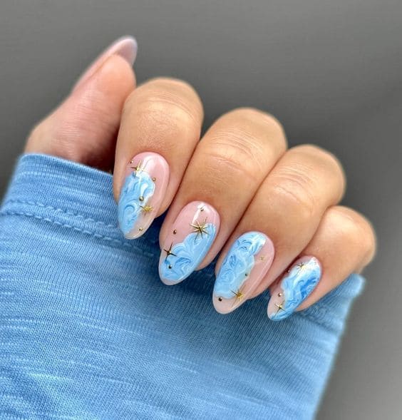Cinderella Disney Princess Nails