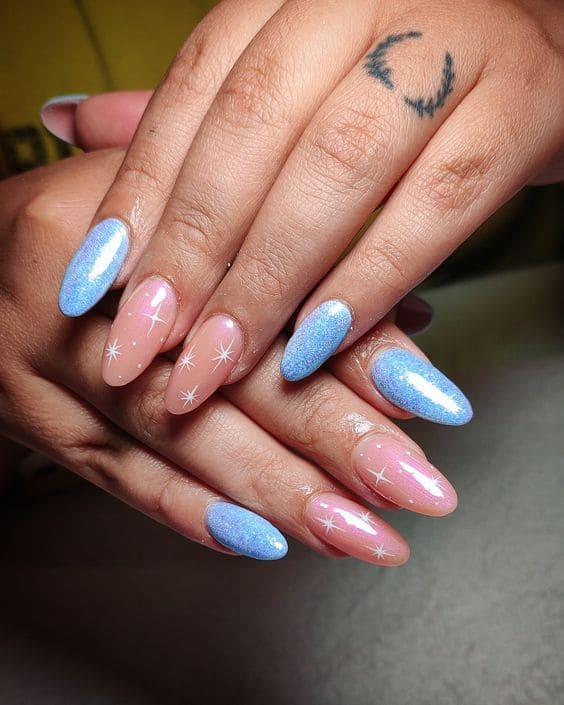 Cinderella Disney Princess Nails