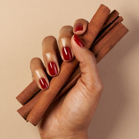 Cinnamon Brown Nails