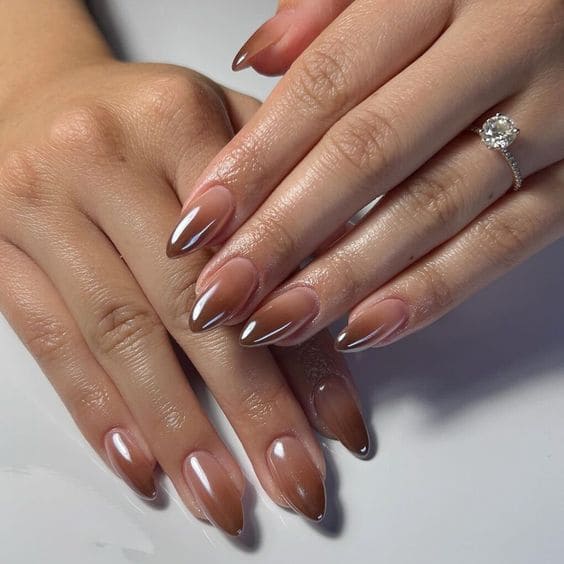 Cinnamon Brown Nails