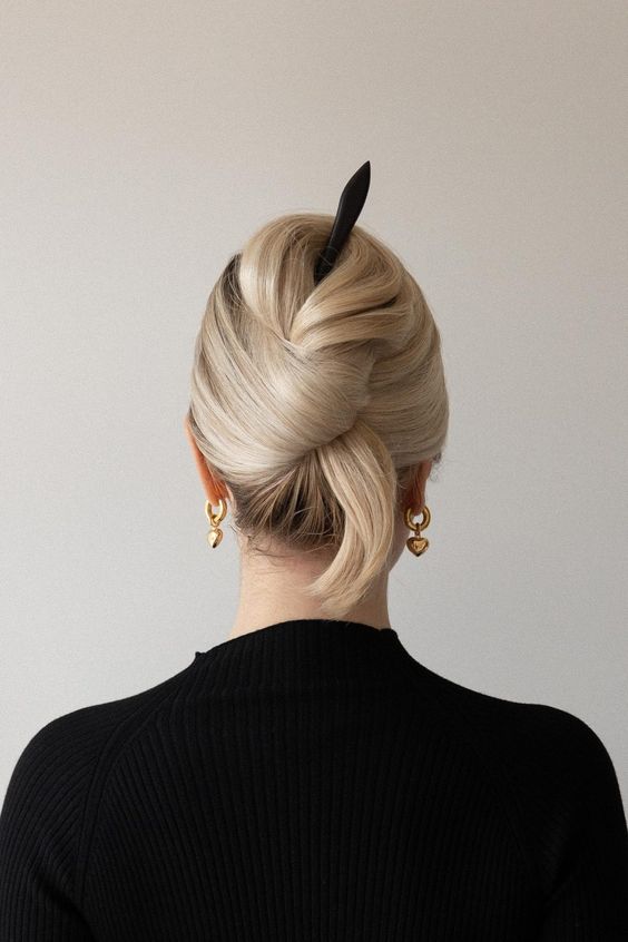 Classy French Twist Bun