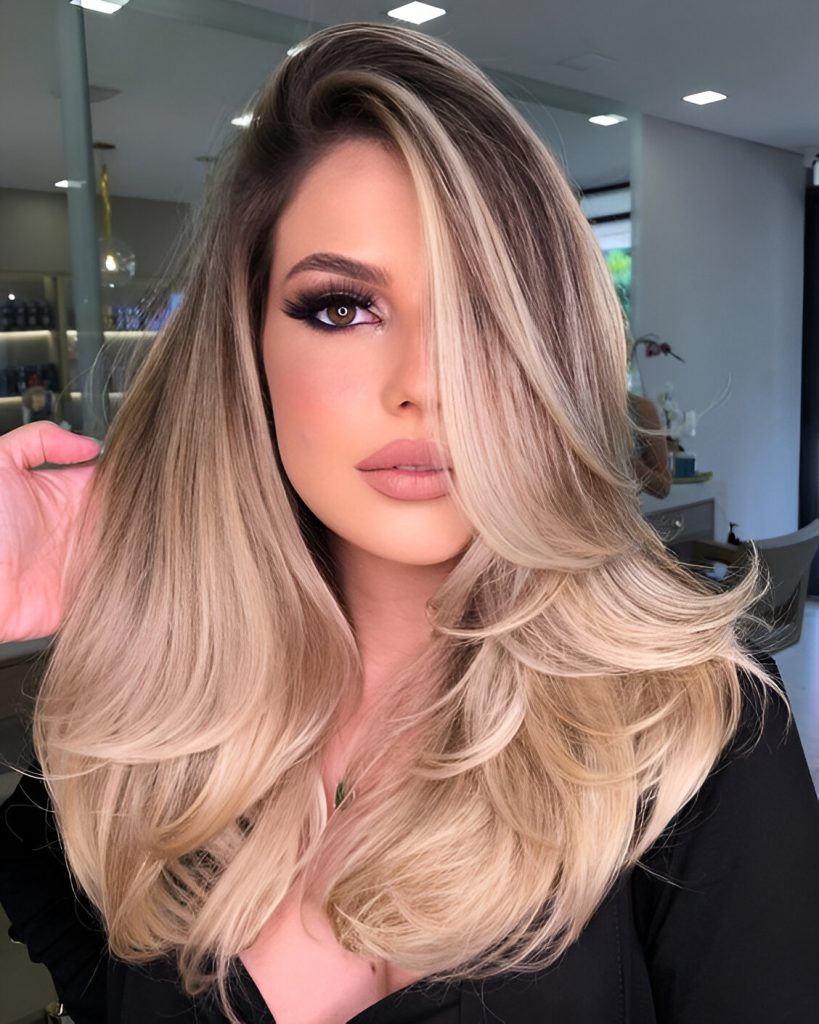 Classy Medium Layered Hair