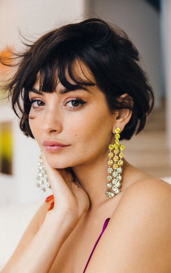 Classy Pixie Bob With Black Hair