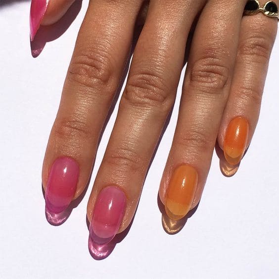 Clear Jelly Nails