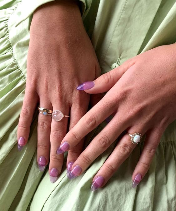 Clear Jelly Nails