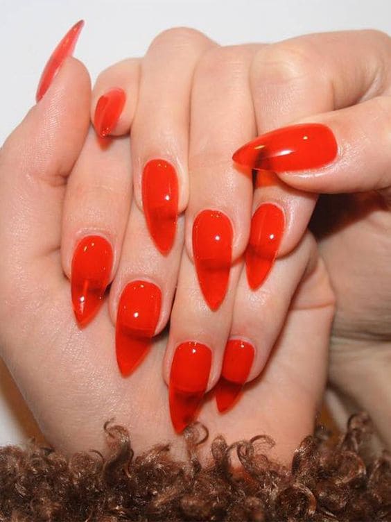 Clear Jelly Nails