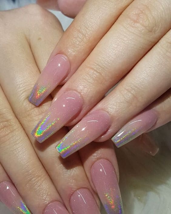  Clear Ombre Manicure