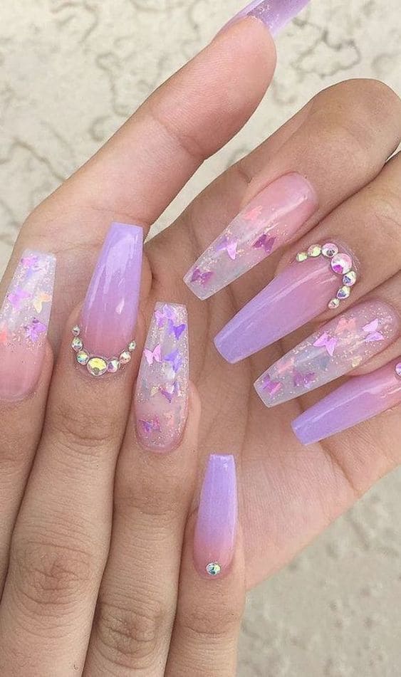  Clear Ombre Manicure