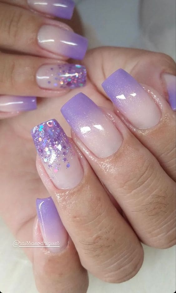  Clear Ombre Manicure