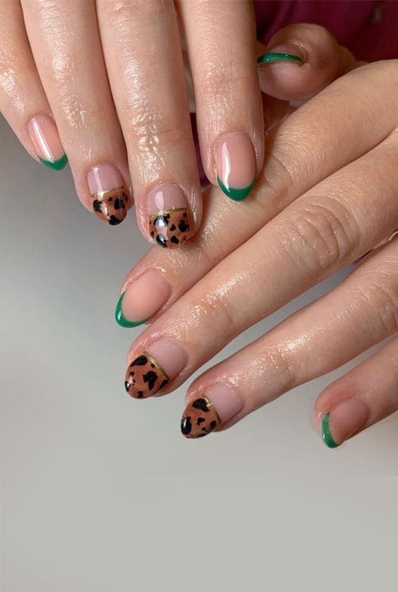 Clear Tortoiseshell Manicure1