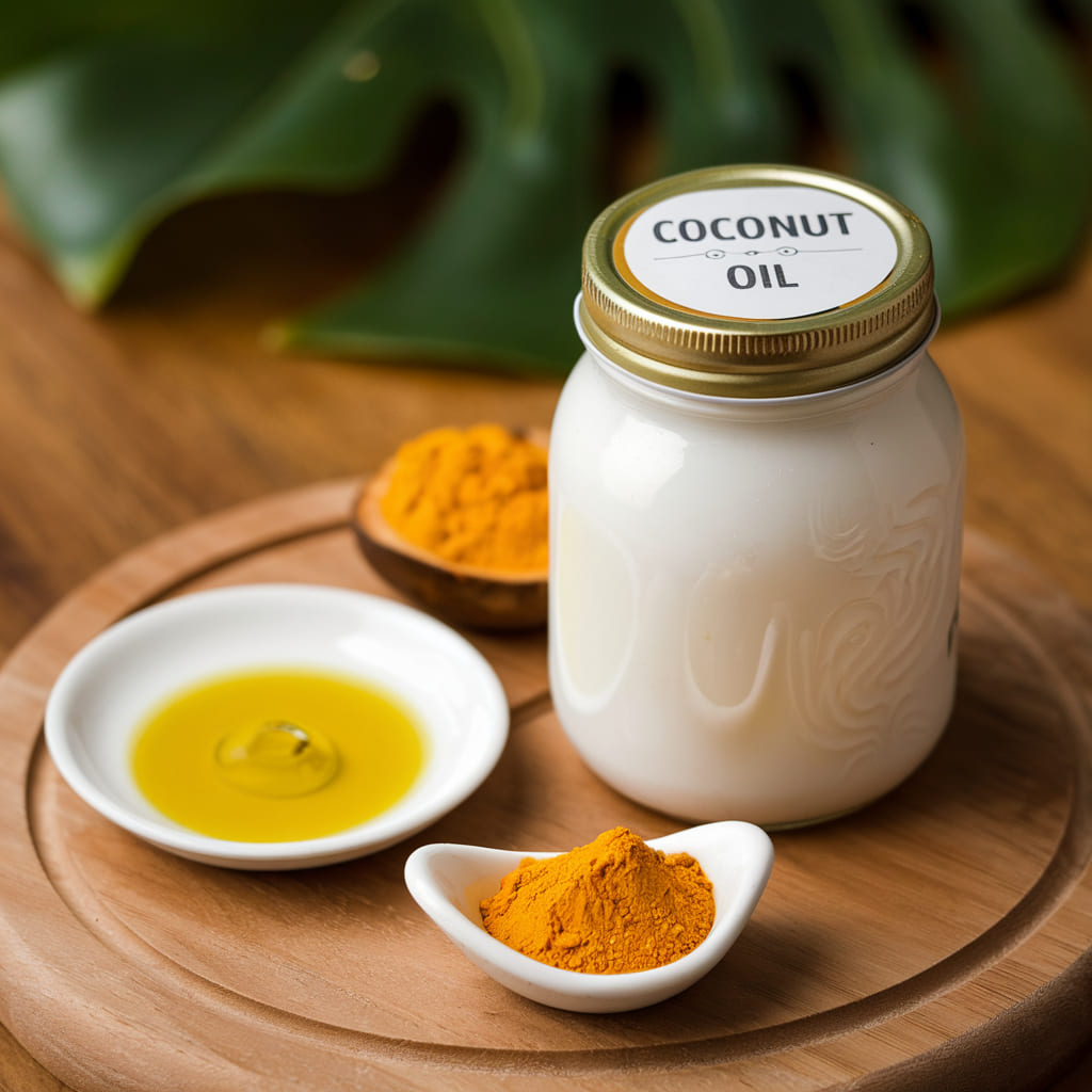 Coconut Oil and Turmeric
