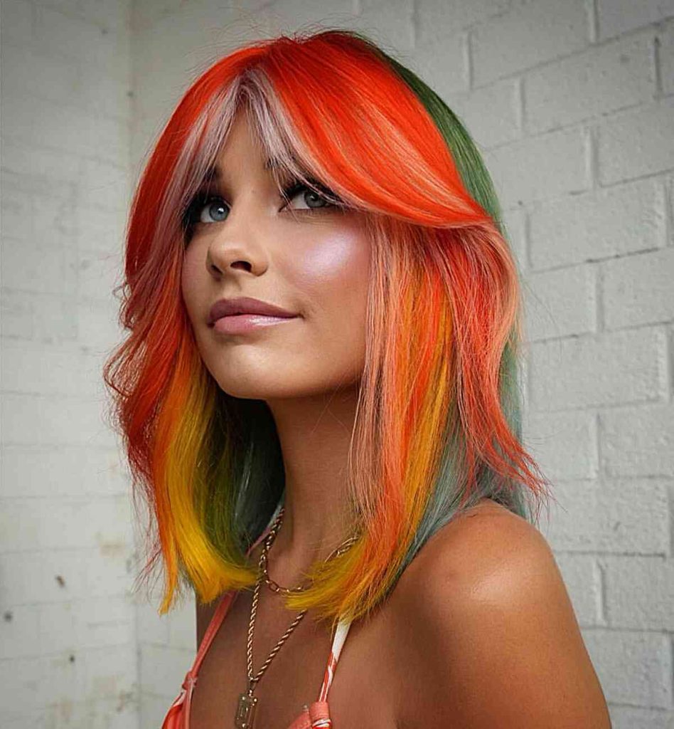 Colorful Orange Lob